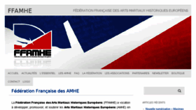 What Ffamhe.fr website looked like in 2016 (8 years ago)