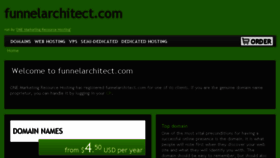 What Funnelarchitect.com website looked like in 2016 (7 years ago)