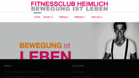 What Fitnessclub-heimlich.at website looked like in 2016 (8 years ago)