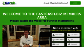 What Fastcashmembersarea.com website looked like in 2016 (8 years ago)