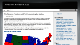 What Firearmsfreedomact.com website looked like in 2016 (8 years ago)