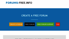 What Forums-free.info website looked like in 2016 (8 years ago)