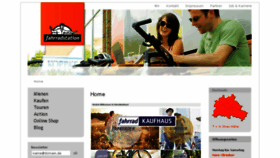 What Fahrradstation.com website looked like in 2016 (7 years ago)