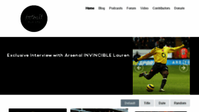 What Footballpurists.com website looked like in 2016 (7 years ago)