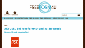 What Freeform4u.de website looked like in 2016 (7 years ago)