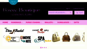 What Foxxyboutique.com website looked like in 2016 (8 years ago)