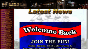 What Fantasyislandpark.com website looked like in 2016 (7 years ago)