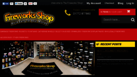 What Fireworksshop.uk.com website looked like in 2016 (7 years ago)