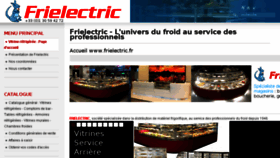 What Frielectric.fr website looked like in 2016 (7 years ago)