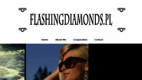 What Flashingdiamonds.pl website looked like in 2016 (8 years ago)