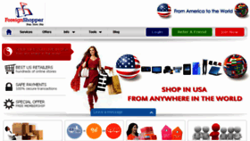 What Foreignshopper.com website looked like in 2016 (7 years ago)