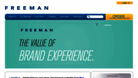 What Freemanco.com website looked like in 2016 (7 years ago)