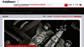 What Feldherr.com website looked like in 2016 (7 years ago)