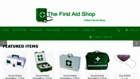 What Firstaidshop.co.za website looked like in 2016 (8 years ago)