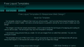 What Freeliquidtemplates.com website looked like in 2016 (7 years ago)