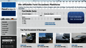 What Fordgarage.ch website looked like in 2016 (7 years ago)