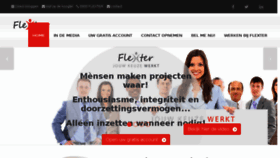 What Flexter.nl website looked like in 2016 (8 years ago)