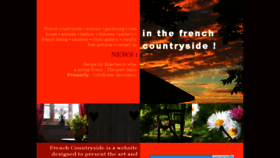 What French-countryside.com website looked like in 2016 (7 years ago)
