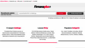 What Firmanaplus.pl website looked like in 2016 (7 years ago)