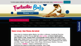What Fantasticbody.pl website looked like in 2016 (9 years ago)