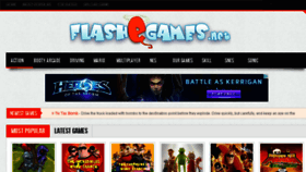 What Flashegames.net website looked like in 2016 (7 years ago)