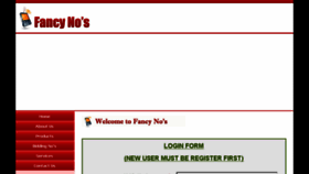 What Fancynos.com website looked like in 2016 (7 years ago)