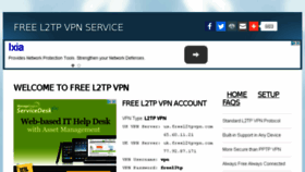 What Freel2tpvpn.com website looked like in 2016 (7 years ago)