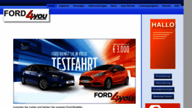 What Ford4you.at website looked like in 2016 (7 years ago)