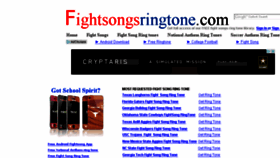 What Fightsongsringtone.com website looked like in 2016 (7 years ago)