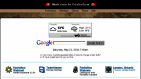 What Foxhollow.ca website looked like in 2016 (7 years ago)