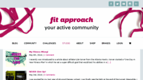 What Fitapproach.com website looked like in 2016 (7 years ago)