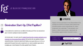What Francoisegri.com website looked like in 2016 (7 years ago)