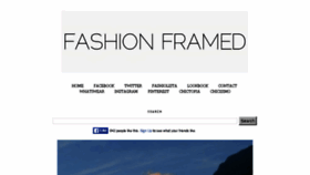 What Fashionframed.com website looked like in 2016 (8 years ago)