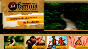 What Fundamentosparalafamilia.org website looked like in 2016 (8 years ago)