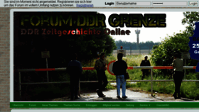 What Forum-ddr-grenze.de website looked like in 2016 (9 years ago)