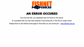 What Fishnet.com.au website looked like in 2016 (7 years ago)