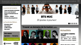 What Fac-metiers.fr website looked like in 2016 (7 years ago)