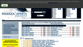 What Finanza-aperta.it website looked like in 2016 (7 years ago)