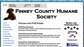 What Finneycohs.org website looked like in 2016 (7 years ago)