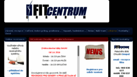 What Fitcentrumchrudim.cz website looked like in 2016 (7 years ago)