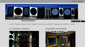 What Fondationvasarely.fr website looked like in 2016 (7 years ago)