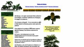 What France-palmier.com website looked like in 2016 (7 years ago)