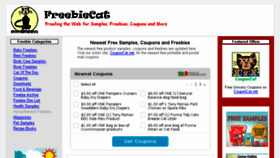 What Freebiecat.com website looked like in 2016 (7 years ago)