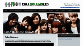 What Fullcolumn.co.uk website looked like in 2016 (7 years ago)