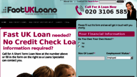 What Fastnocreditcheckloans.co.uk website looked like in 2016 (7 years ago)