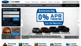 What Fordcredit.com website looked like in 2016 (7 years ago)