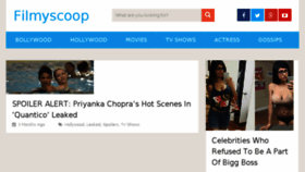 What Filmyscoop.com website looked like in 2016 (7 years ago)