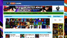 What Fizzgame.com website looked like in 2016 (7 years ago)