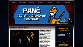 What Festivalstandupkomedije.si website looked like in 2016 (7 years ago)