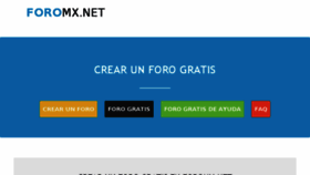 What Foromx.net website looked like in 2016 (7 years ago)